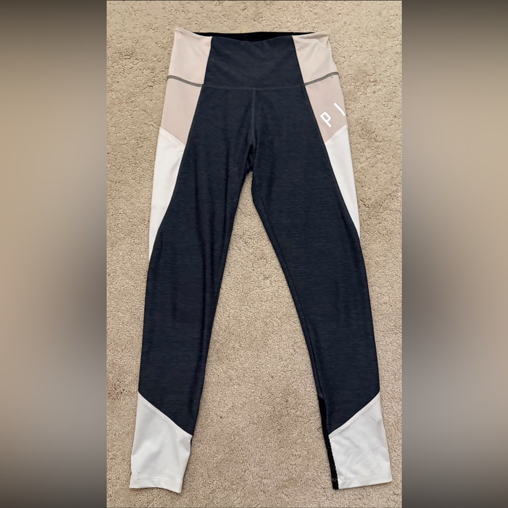 Victoria's Secret Kids Black and Cream Leggings